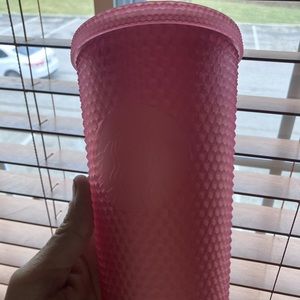 Starbucks pink frosted tumbler